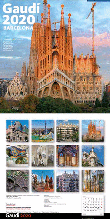 2020 CALENDARI 30x30 GAUDÍ 1B (paret)