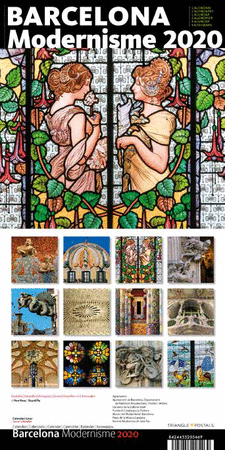 2020 CALENDARI 16x16 BARCELONA MODERNISME (paret)