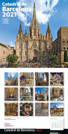 2021 Calendari 30x30 Catedral de Barcelona (paret)