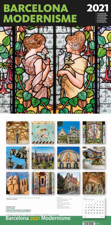 2021 Calendari 30x30 Barcelona Modernisme (paret)