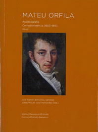 Mateu Orfila. Autobiografia i correspondència (1805-1815)