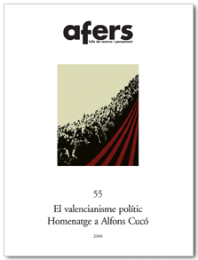 Afers 55 - El valencianisme polític. Homenatge a Alfons Cucó
